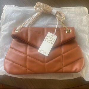 Urban Expressions Tan Quilted Shoulder Bag